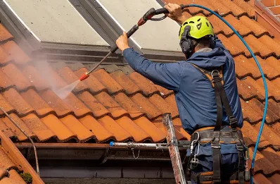 Démoussage et hydrofuge de toiture à Thulay